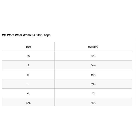 WEWOREWHAT Leigh Gradient Square Neck Bikini Top Bright Green Ombre Small NEW - Picture 9 of 10